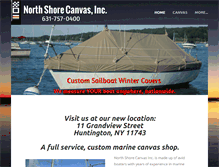 Tablet Screenshot of northshorecanvas.net